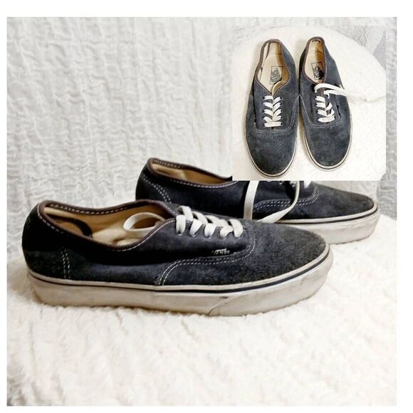Vans Gray Suede Classic Vans Men's Size 7 - Picture 1 of 8